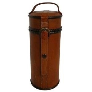 Antique Leather Wine Bottle Holder (standard bottle) Party Gift Wine Collection‎